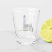 Cana Island Vuurtoren borrelglas Shot Glas (Achterkant)