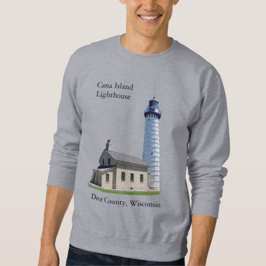 Cana Island Vuurtoren shirt zwarte belettering (Voorkant)