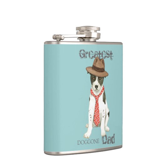 Canaan Dog Dad Flask Heupfles (Rechts)