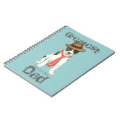 Canaan Dog Dad Notitieboek (Linkerzijde)