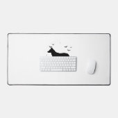 Canaan Dog - Halloween Moon Silhouette Classic T-S Bureaumat (Keyboard & Muis)