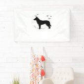Canaan Dog - Halloween Moon Silhouette Classic T-S Spandoek (Insitu)