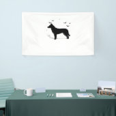 Canaan Dog - Halloween Moon Silhouette Classic T-S Spandoek (Beurs)