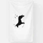 Canaan Dog - Halloween Moon Silhouette Classic T-S Spandoek (Verticaal)