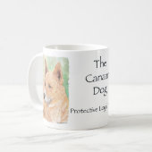 Canaan Dog Koffiemok (Voorkant links)