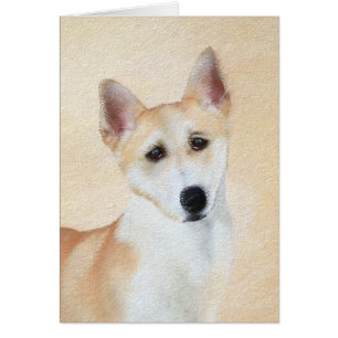 Canaan Dog Painting - Cute Original Dog Art