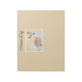 Canaan Dog Painting - Cute Original Dog Art Notitieblok (Linkerzijde)