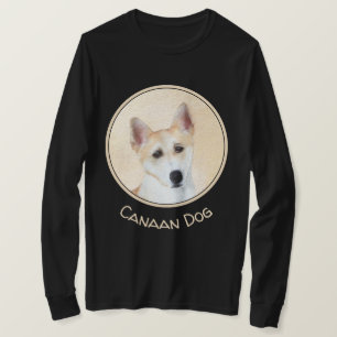 Canaan Dog Painting - Cute Original Dog Art T-shirt