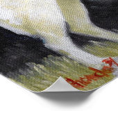 Canaan Dog Portrait Poster Print (Hoek)