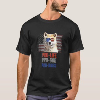 Canaan Dog Pro Life Pro God Pro Honden T-shirt