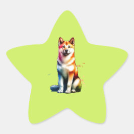 Canaan Dog Ster Sticker