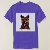 Canaan dog t-shirt (Design voorkant)