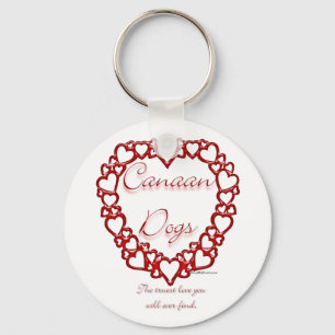 Canaan Dog Ware Liefde - Sleutelhanger