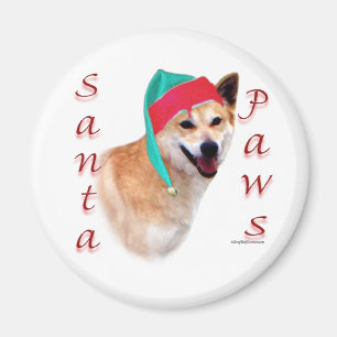 Canaan Hond Santa Paws Magneet