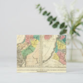 Canaan - Israel Atlas Map Briefkaart (Staand voorkant)