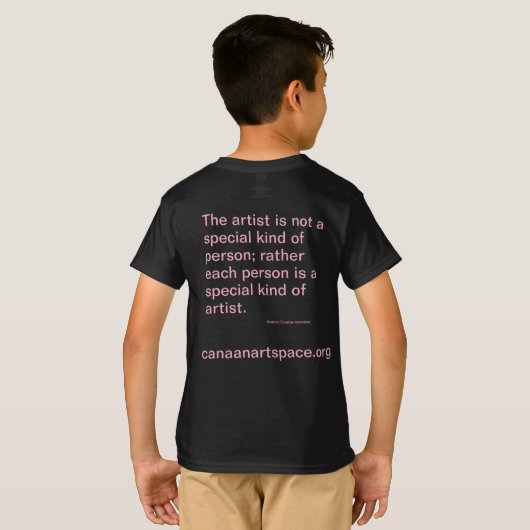 Canaan Kinder Artspace T-shirt (Achterkant volledig)