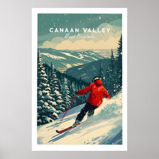 Canaan Valley Reisposter 1 Poster (Voorkant)
