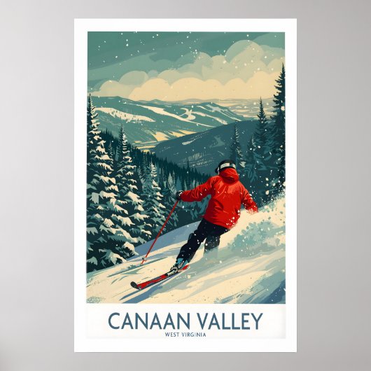 Canaan Valley Ski Print 1 (Voorkant)