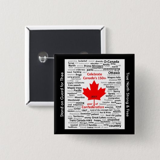 Canada150 Button (Voorkant /achterkant)