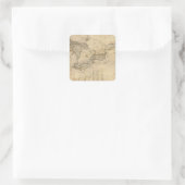 Canada 10 vierkante sticker (Tas)