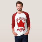 Canada 150 Baseball Jersey Canada 150 Shirten T-shirt (Voorkant volledig)