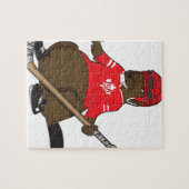 Canada 150 in 2017 Beaver Hockey Legpuzzel (Horizontaal)