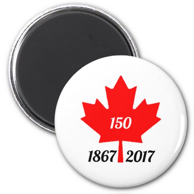 Canada 150 in 2017 esdoornblad magneet (Voorkant)