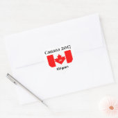 Canada 150 in 2017 Heart Flag Hart Sticker (Envelop)