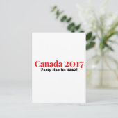 Canada 150 in 2017 partij als 1867 briefkaart (Staand voorkant)