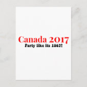 Canada 150 in 2017 partij als 1867 briefkaart (Voorkant)
