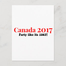 Canada 150 in 2017 partij als 1867 briefkaart