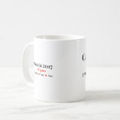 Canada 150 in 2017 Proud and Free Koffiemok (Voorkant links)