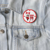 Canada 150 jaar Jubileum Ronde Button 5,7 Cm (In situ)