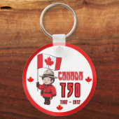 Canada 150 jaar Jubileum Sleutelhanger (Voorkant)