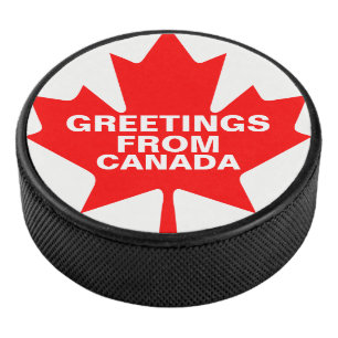 Canada 150 jaar oud hockey puck