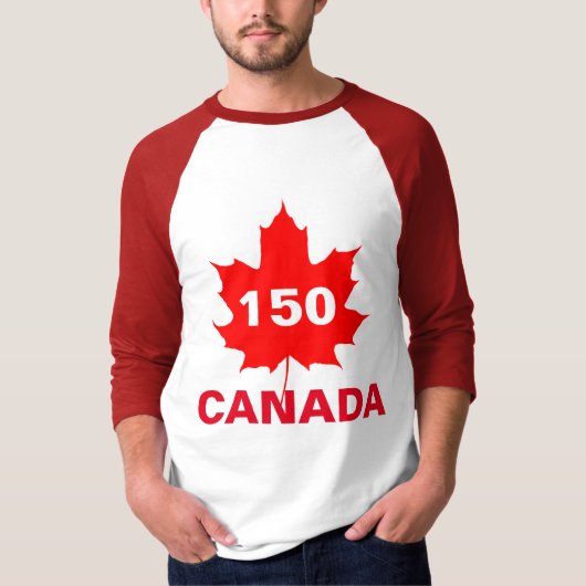 Canada 150 jaar oud t-shirt (Voorkant)