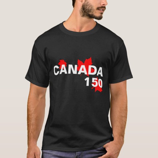 Canada 150 jaar oud t-shirt (Voorkant)