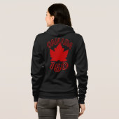 Canada 150 Jacket Souvenir Sport Jacket Hoodie (Achterkant volledig)