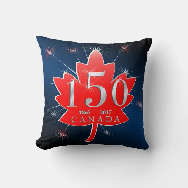 Canada 150-jarige feestdag kussen (Voorkant)