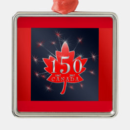 Canada 150-jarige feestdag metalen ornament