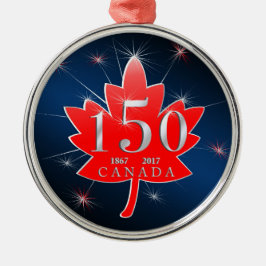 Canada 150-jarige feestdag metalen ornament