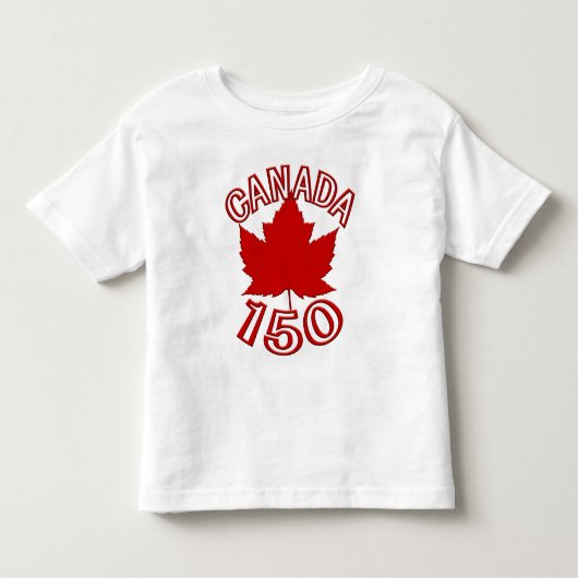 Canada 150 Jersey Shirt Toddler Canada 150 Shirten (Voorkant)