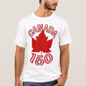 Canada 150 T-shirts Plus Size Canada 150 Shirten (Voorkant)