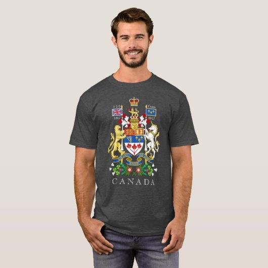 Canada 150 Wapenmunt T-shirt (Voorkant volledig)