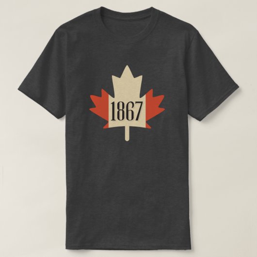 Canada 1867 t-shirt (Design voorkant)