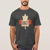Canada 1867 t-shirt (Voorkant)