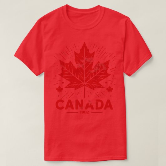 Canada 1982 t-shirt (Design voorkant)