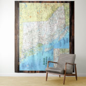 "Canada: 1992/cadeau - kaart van British Columbia  Wandkleed (In situ)