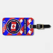 Canada 1 Bagagelabel (voeg je adres toe op de acht (Voorkant horizontaal)