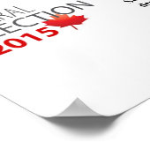 Canada 2015 Poster verkiezingen (Hoek)